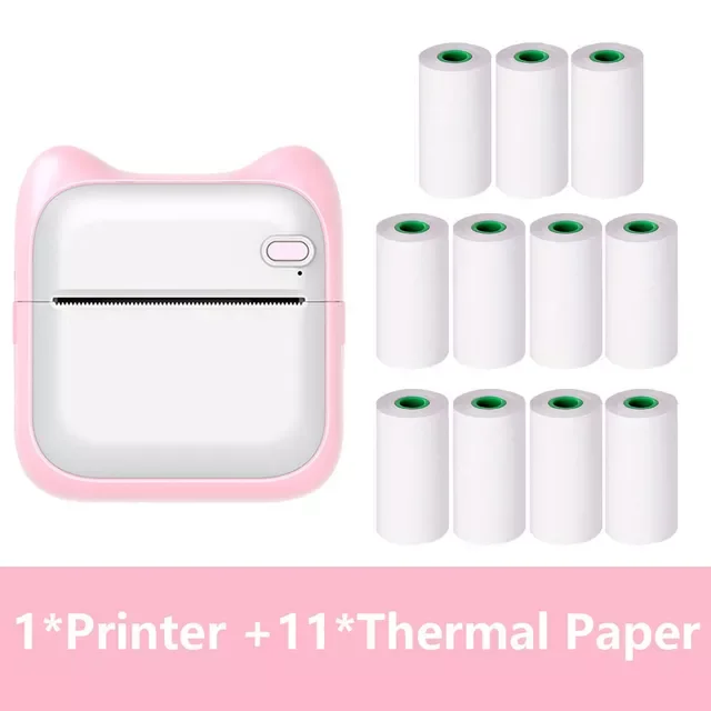 NEW Portable Thermal Printer Wireless BT Pocket Label Printer 57mm Printers 200dpi Support Photo Notes Errors Text Printing
NEW Portable Thermal Printer Wireless BT Pocket Label Printer 57mm Printers 200dpi Support Photo Notes Errors Text Printing