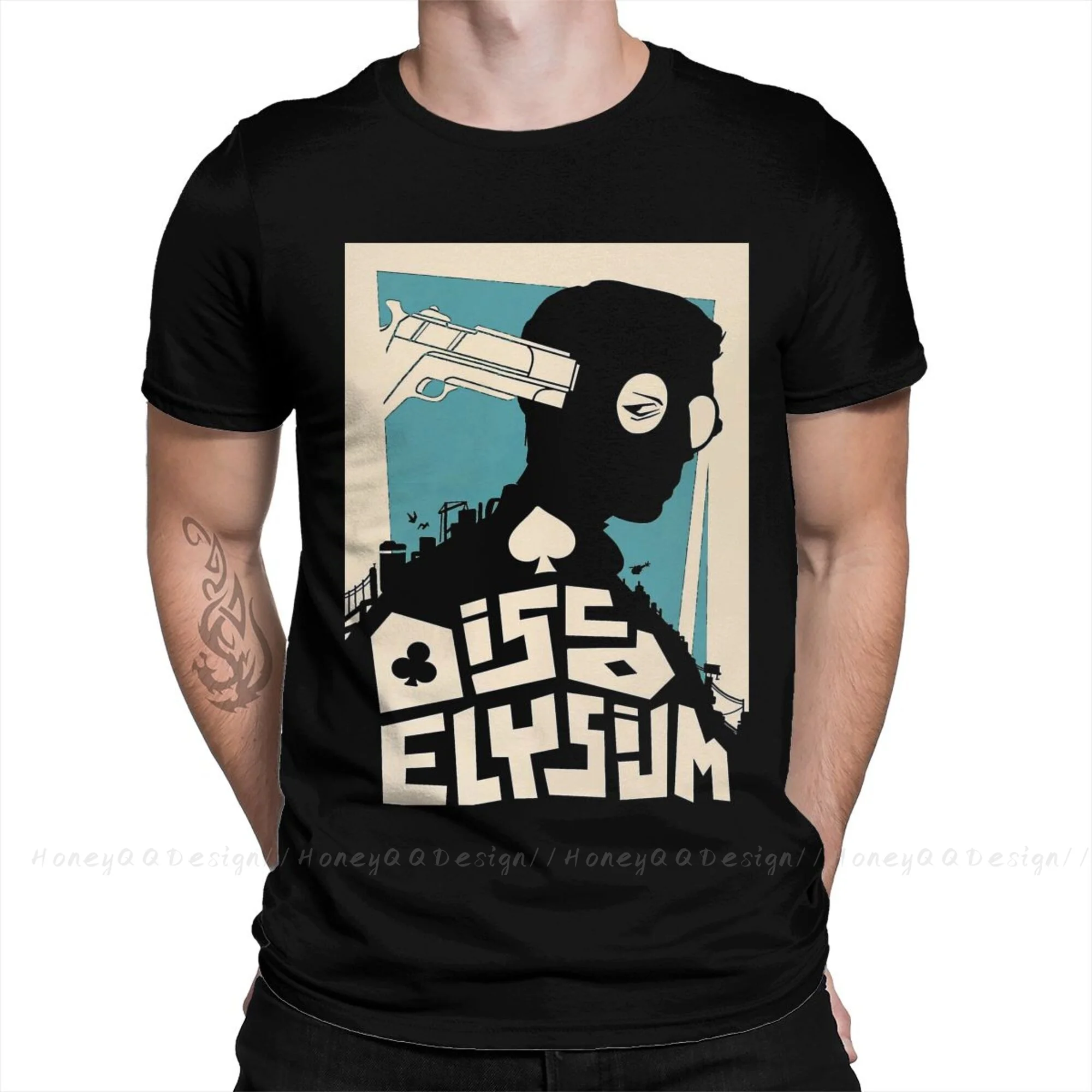 Disco Elysium Revachol RPG Print Cotton Shirt Hombre Guns Death Men Fashion Streetwear Adult T Shirt O neck
Disco Elysium Revachol RPG Print Cotton Shirt Hombre Guns Death Men Fashion Streetwear Adult T Shirt O neck