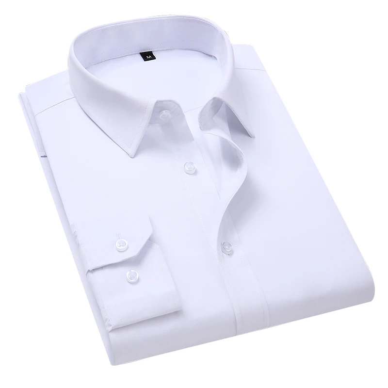 Plus Size 8XL 7XL 6XL 5XL 4XL Mens Long Sleeved Shirt Solid Color White Black Cotton Shirts
Plus Size 8XL 7XL 6XL 5XL 4XL Mens Long Sleeved Shirt Solid Color White Black Cotton Shirts