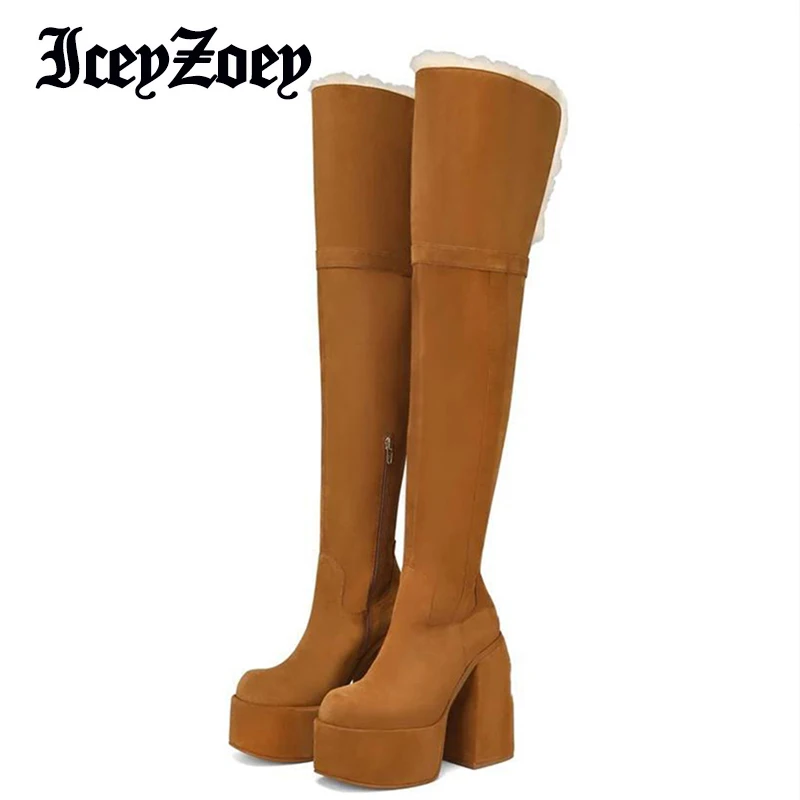 IceyZoey, 2023, Новое поступление, женские сапоги выше колена, зимняя женская обувь с мехом, женские сапоги на высоком каблуке, длинные сапоги, разм...
IceyZoey, 2023, Новое поступление, женские сапоги выше колена, зимняя женская обувь с мехом, женские сапоги на высоком каблуке, длинные сапоги, разм...