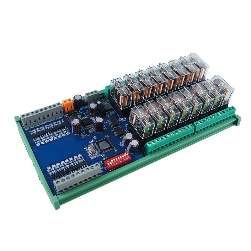 16-Channel RS485 Communication IO Relay Module DC12V/24V Modbus RTU for Alarm System
16-Channel RS485 Communication IO Relay Module DC12V/24V Modbus RTU for Alarm System