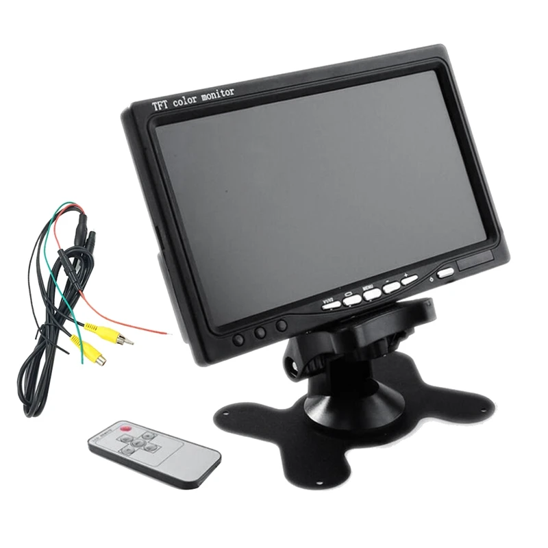 TFT LCD Color HD Reversing Image Display Black 7 Inch Automotive Supplies For Car Truck CCTV Desktop Digital Display
TFT LCD Color HD Reversing Image Display Black 7 Inch Automotive Supplies For Car Truck CCTV Desktop Digital Display