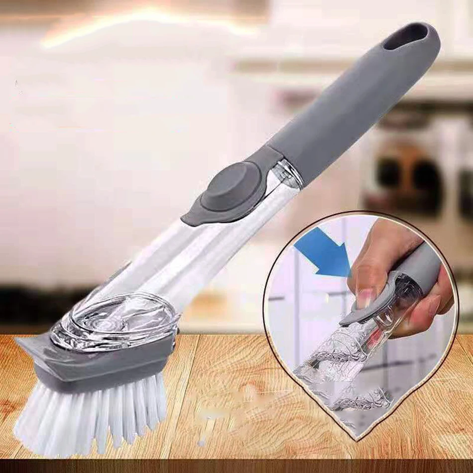 1Pcs/Set Multi-functional Kitchen Wash Dishes Brush Pot Does Not Damage Pot Long Handle Sponge Automatic Liquid Filling
1Pcs/Set Multi-functional Kitchen Wash Dishes Brush Pot Does Not Damage Pot Long Handle Sponge Automatic Liquid Filling