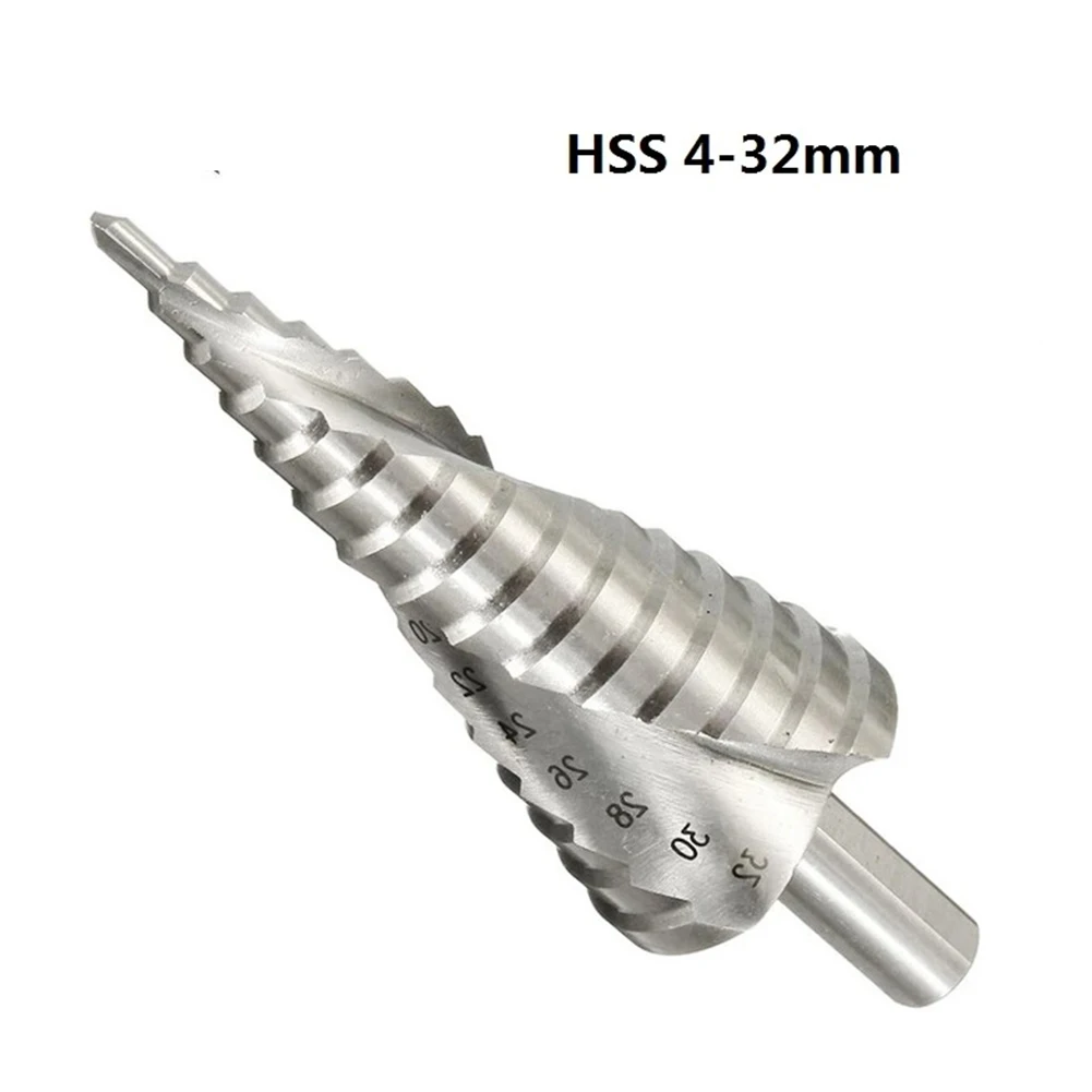 4-32mm HSS Step Cone Drill Bit Spiral Groove Hole Cutter For Wood Metal Drilling Triangle Handle Step Drill Bit Power Tool
4-32mm HSS Step Cone Drill Bit Spiral Groove Hole Cutter For Wood Metal Drilling Triangle Handle Step Drill Bit Power Tool
