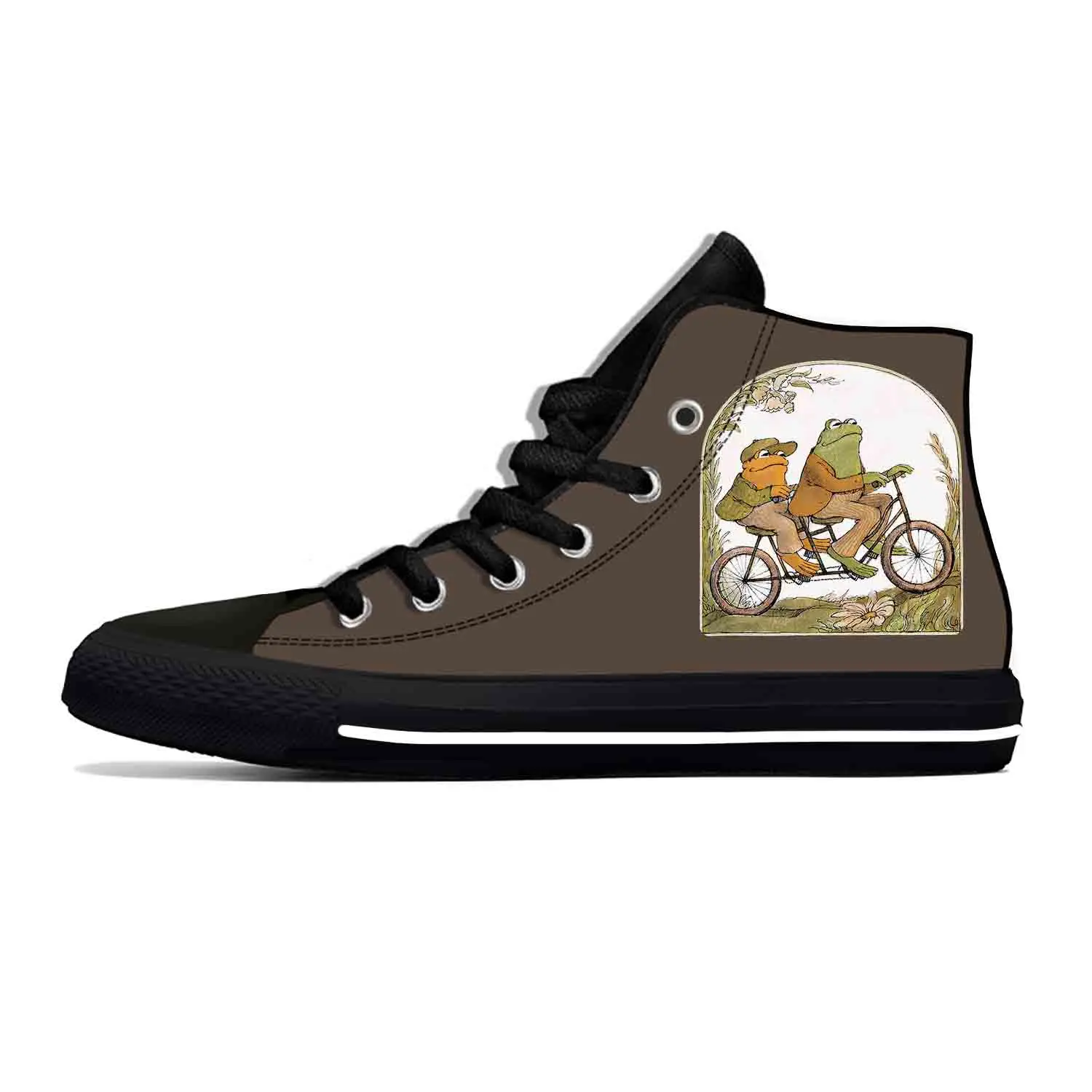 

Anime Cartoon Manga Frog And Toad-Be Gay Do Crime Casual Cloth Shoes High Top Lightweight Breathable 3D Print Men Women Sneakers