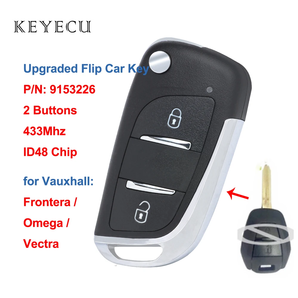 Обновленная флип-карта Keyecu с 2 кнопками, 433 МГц, ID48, чип для Vauxhall Omega Vectra разветвитель Isuzu P/N: 9153226
Обновленная флип-карта Keyecu с 2 кнопками, 433 МГц, ID48, чип для Vauxhall Omega Vectra разветвитель Isuzu P/N: 9153226