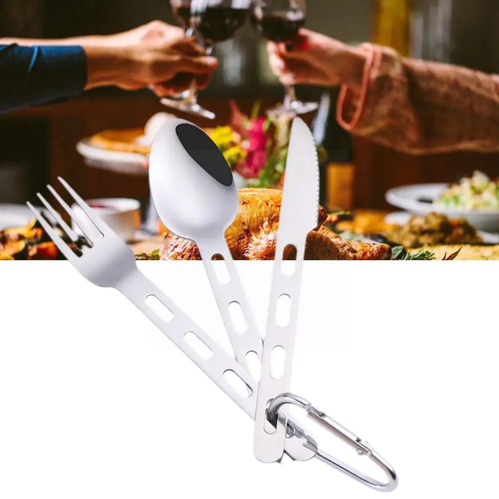 Steel Knife Fork Spoon Button Set Camping Tablewear Picnic Set Lightweight Camping Travel Cutlery G6s4
Steel Knife Fork Spoon Button Set Camping Tablewear Picnic Set Lightweight Camping Travel Cutlery G6s4