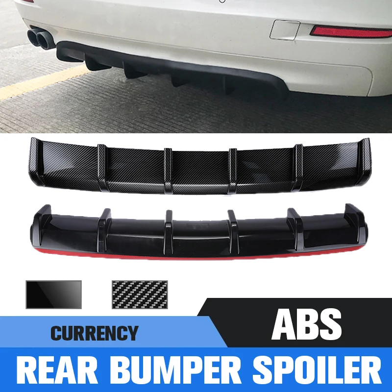Car Rear Bumper Spoiler 6 Fin Shark Fin Style Universal 90CM Car Rear Bumper Lip Diffuser ABS Carbon Fiber Back 
Car Rear Bumper Spoiler 6 Fin Shark Fin Style Universal 90CM Car Rear Bumper Lip Diffuser ABS Carbon Fiber Back