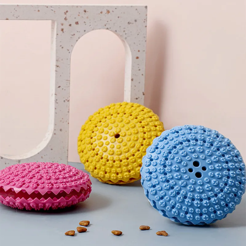 TPR Rubber Flying Saucer Automatic Leaky Food Pet Dog Toy Interactive For Small Large Dogs Puppy Chewing Toys Pet Tooth Cleaning
TPR Rubber Flying Saucer Automatic Leaky Food Pet Dog Toy Interactive For Small Large Dogs Puppy Chewing Toys Pet Tooth Cleaning