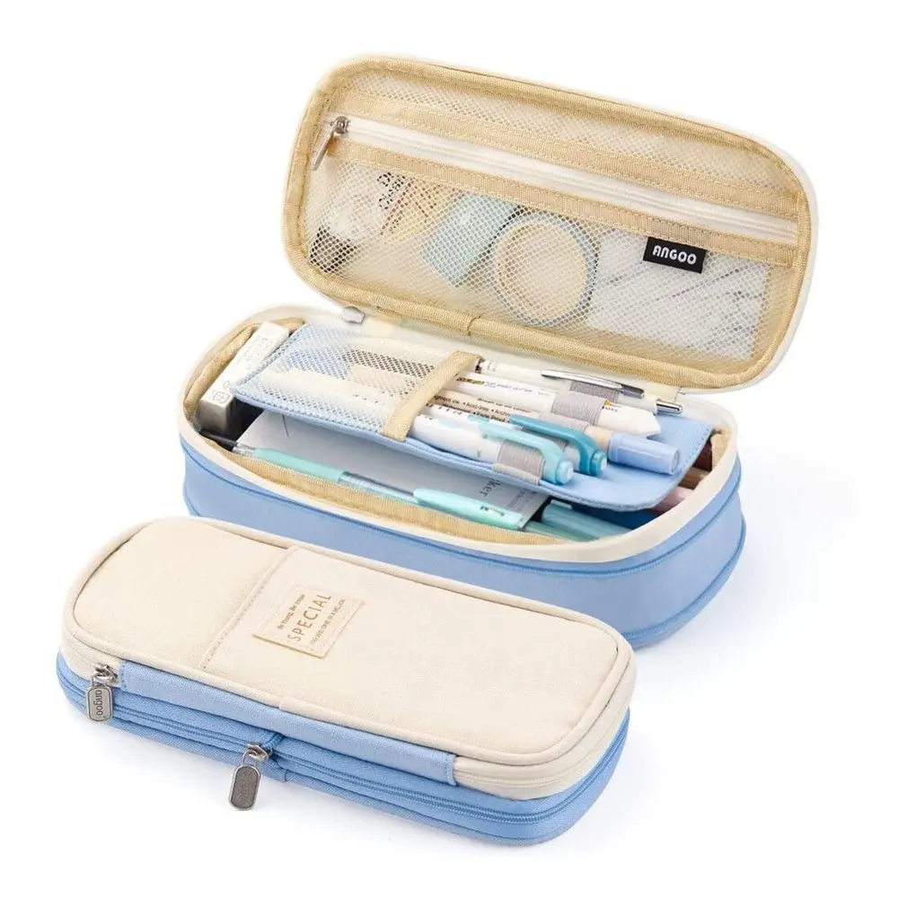 Large Capacity Pencil Case School Students Stationery Pen Storage Bag Supplies Pen Box Pencil Cases Office Stationary Supplies
Large Capacity Pencil Case School Students Stationery Pen Storage Bag Supplies Pen Box Pencil Cases Office Stationary Supplies