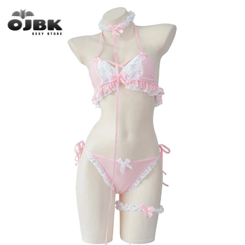 Комплект женского бикини OJBK из 3 предметов, бюстгальтер и трусики, для косплея, 2022
Комплект женского бикини OJBK из 3 предметов, бюстгальтер и трусики, для косплея, 2022