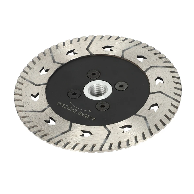 4 Pcs 125 X 2.8Mm M14 Double-Sided Diamond Saw Blade Grinding Slice Sharp Type With Flange
4 Pcs 125 X 2.8Mm M14 Double-Sided Diamond Saw Blade Grinding Slice Sharp Type With Flange