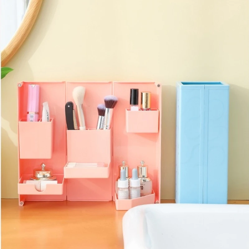Folding Desktop Storage Box 2022 New Multifunction Magnetic Opening and Closing Standing Stationery Box Pen Holder Cosmetic Box
Folding Desktop Storage Box 2022 New Multifunction Magnetic Opening and Closing Standing Stationery Box Pen Holder Cosmetic Box