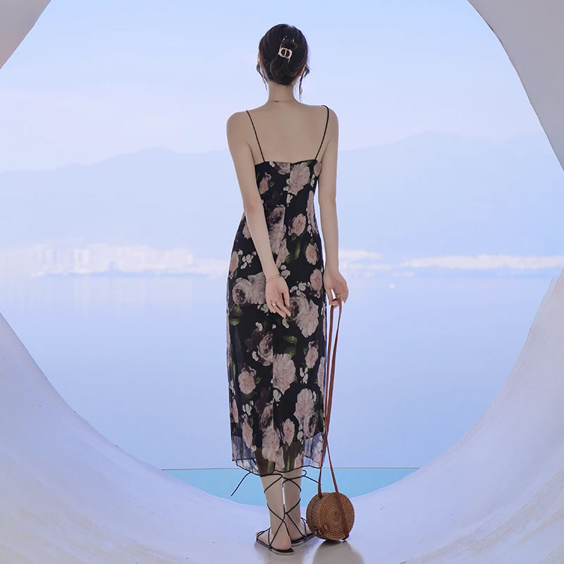 Summer Black Midi Wrap Strap Dress Women 2022 Long Elegant Floral Boho Bodycon Formal Slip Dresses for Wedding Guest Birthday
Summer Black Midi Wrap Strap Dress Women 2022 Long Elegant Floral Boho Bodycon Formal Slip Dresses for Wedding Guest Birthday
