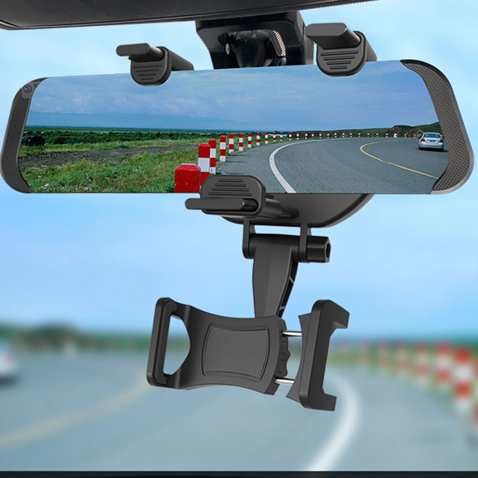 Rearview Mirror Phone Holder Navigation Bracket Adjustable Telescopic Mobile Phone Holder Snap-on Mobile Phone Holder
Rearview Mirror Phone Holder Navigation Bracket Adjustable Telescopic Mobile Phone Holder Snap-on Mobile Phone Holder