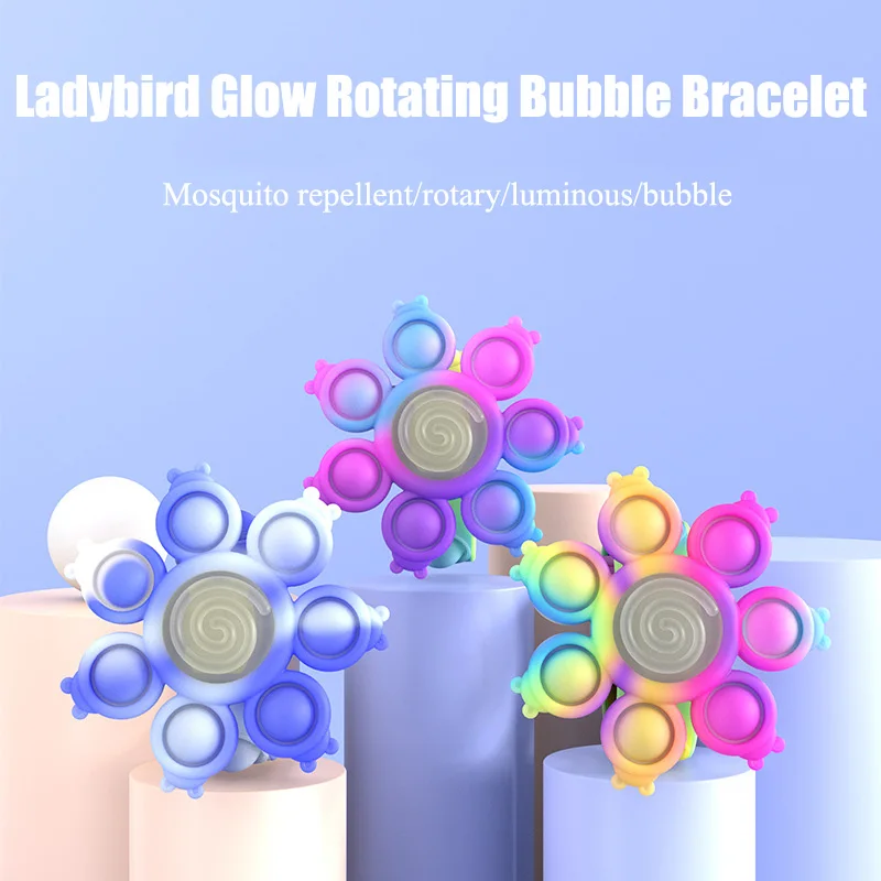 Decompression Toys Octopus Shining Spinning Pop Fidget Spinner Pops Light Bracelet Children Birthday Toy Kids Christmas Gifts
Decompression Toys Octopus Shining Spinning Pop Fidget Spinner Pops Light Bracelet Children Birthday Toy Kids Christmas Gifts
