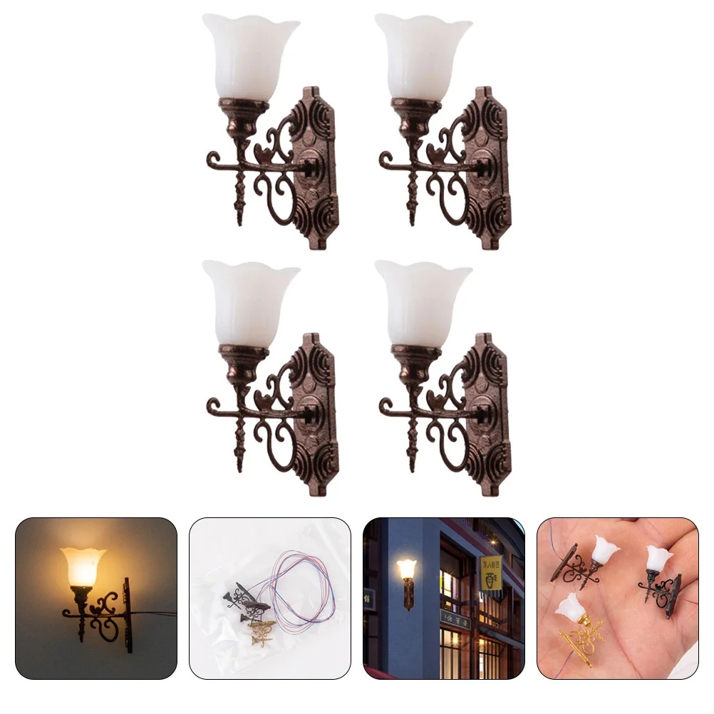 4 Pcs Tiny Home Furniture Dollhouse Wall Light Sand Table DIY Materials Lamp Decorative LED Micro Landscaping Mini Lights
4 Pcs Tiny Home Furniture Dollhouse Wall Light Sand Table DIY Materials Lamp Decorative LED Micro Landscaping Mini Lights