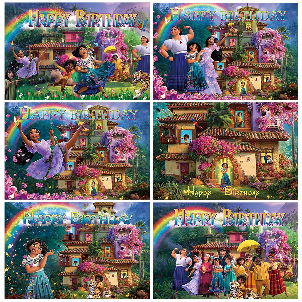Disney Encanto Mirabel Lsabella Photography Backdrops Girls Birthday Party Decorations Children Photo Studio Props Background
Disney Encanto Mirabel Lsabella Photography Backdrops Girls Birthday Party Decorations Children Photo Studio Props Background