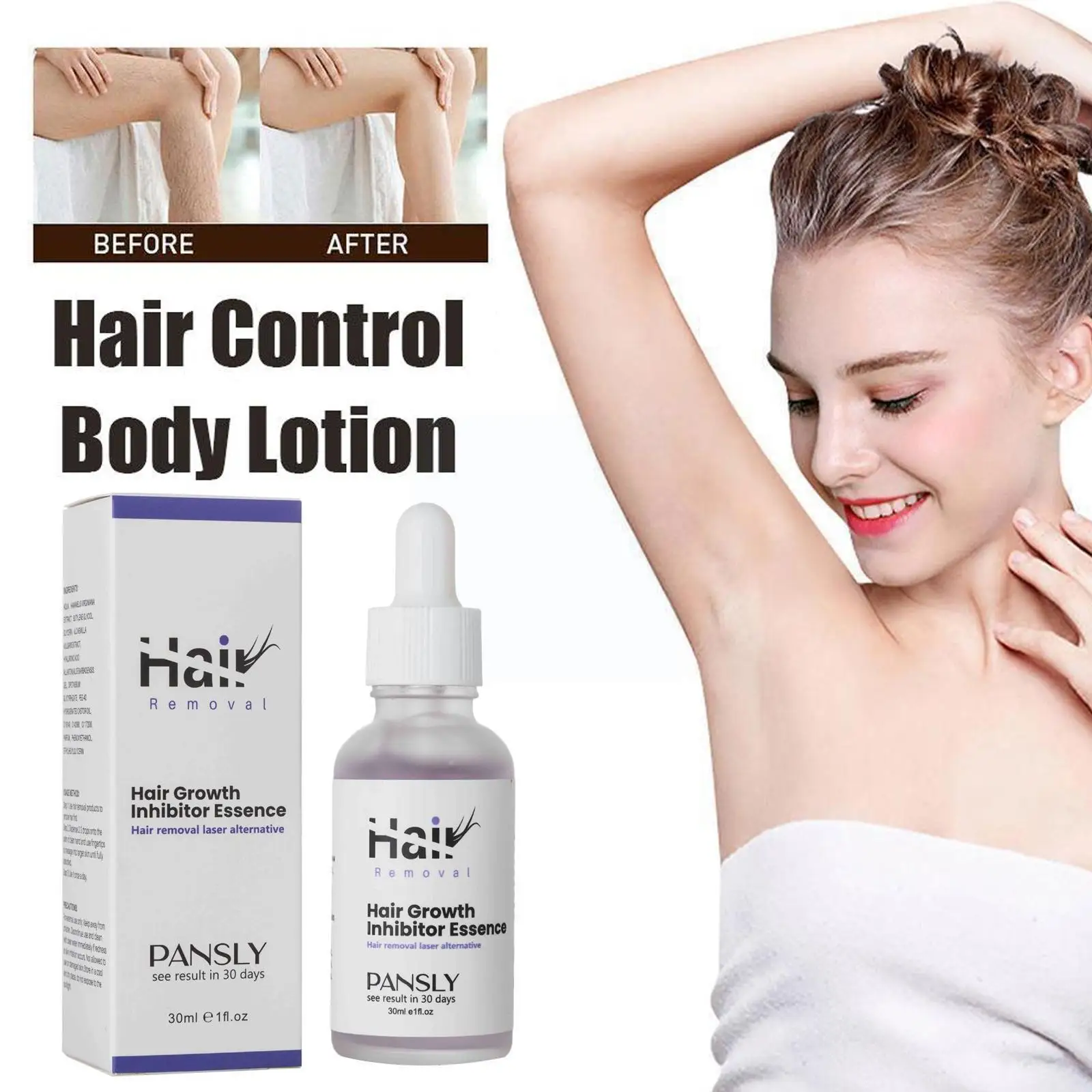 Hair Growth Inhibitor Essence Hair Removal Repair Beard And Repair Skin Legs Allergy Bikini Redness Smooths Armpit Body G0T6
Hair Growth Inhibitor Essence Hair Removal Repair Beard And Repair Skin Legs Allergy Bikini Redness Smooths Armpit Body G0T6
