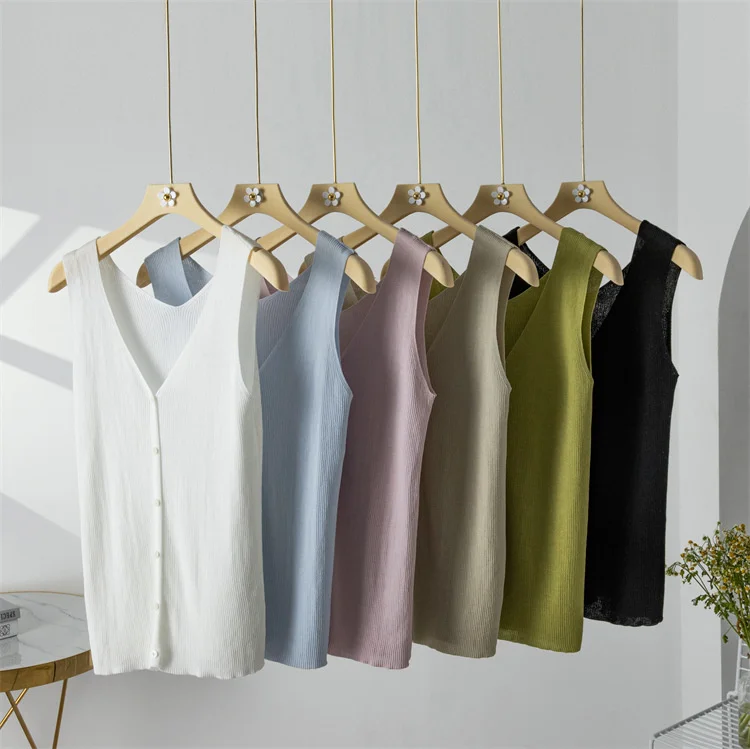 2022 New Cool Silkworm Silk Tank Top Women's Skin insensitive Undercoat Summer Air Conditioner Versatile Piece
2022 New Cool Silkworm Silk Tank Top Women's Skin insensitive Undercoat Summer Air Conditioner Versatile Piece