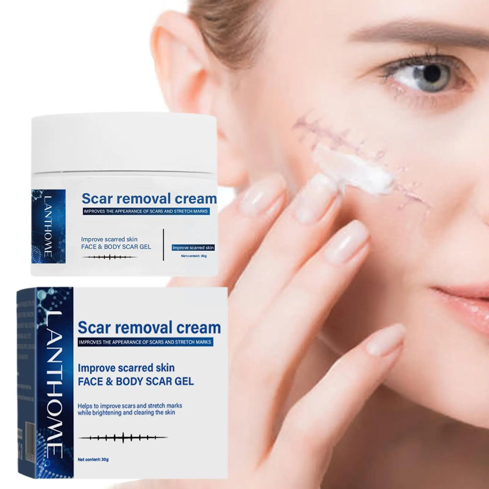 Крем для удаления шрамов, крем для удаления шрамов, увлажняющий крем для лица и тела, следы и старые шрамы, новый внешний вид, 30 г, быстрое уме...
Крем для удаления шрамов, крем для удаления шрамов, увлажняющий крем для лица и тела, следы и старые шрамы, новый внешний вид, 30 г, быстрое уме...