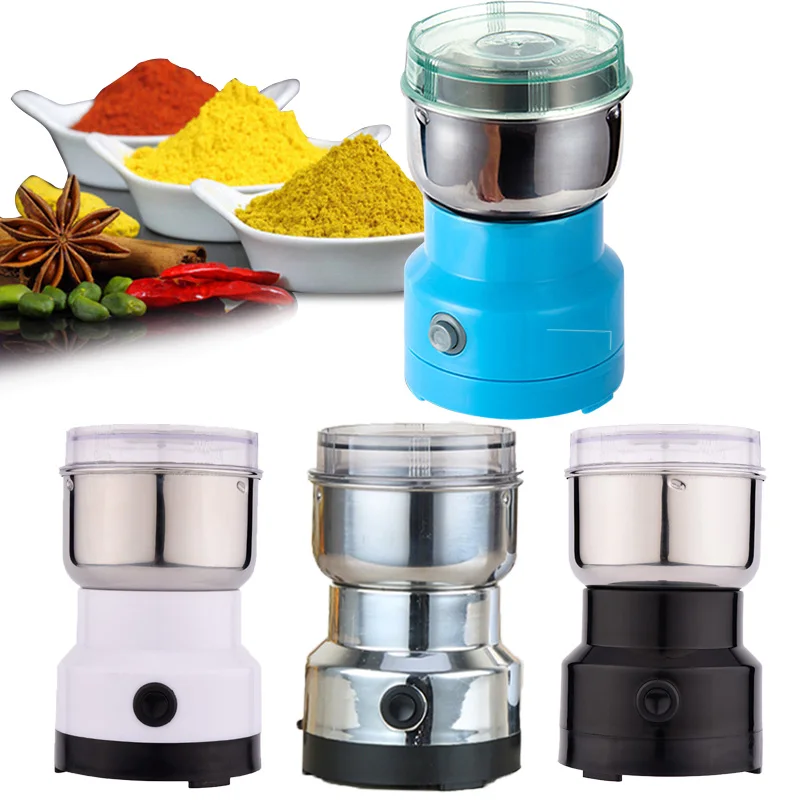 Stainless Steel Electric Seasoning Spice Coffee Grinder Multifunction Food Processors Smash Machine coffee grinder machine
Stainless Steel Electric Seasoning Spice Coffee Grinder Multifunction Food Processors Smash Machine coffee grinder machine