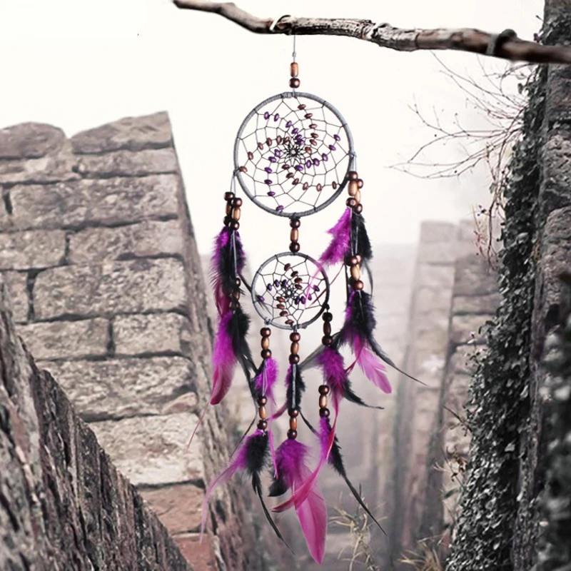 Mengmeng Net Ornaments Bohemian Style Home Decoration Friend Creative Gifts Retro Hand-woven Second Ring
Mengmeng Net Ornaments Bohemian Style Home Decoration Friend Creative Gifts Retro Hand-woven Second Ring