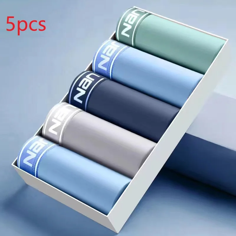 5Pcs/Lot Ice Silk Boxer Underpants Summer Breathable New Men'S Underwear Fiber Four Corners Shorts Graphene Antibacterial Man
5Pcs/Lot Ice Silk Boxer Underpants Summer Breathable New Men'S Underwear Fiber Four Corners Shorts Graphene Antibacterial Man