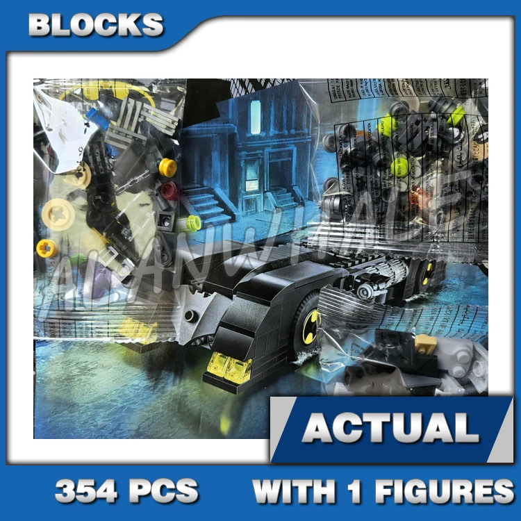 354pcs Super Fighter Batmobile Car Pursuit of The Joker Flame Exhaust 11351 Building Blocks Toy Compatible With Model
354pcs Super Fighter Batmobile Car Pursuit of The Joker Flame Exhaust 11351 Building Blocks Toy Compatible With Model
