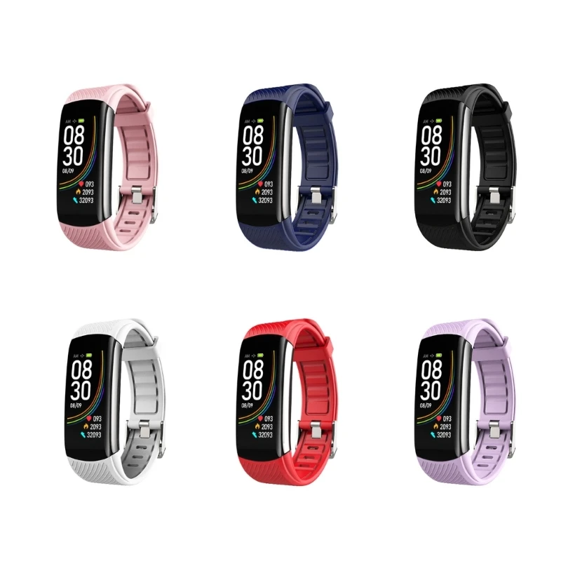 Wristband with Sport Mode Step Count Incoming Call Message Notification Sedentary Reminder Sleep Monitor Dial Switching
Wristband with Sport Mode Step Count Incoming Call Message Notification Sedentary Reminder Sleep Monitor Dial Switching