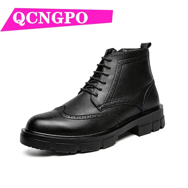 Laces boots leather boots men's winter boots short boots Medium Cut vintage boots business boots ankle boots retro boots
Laces boots leather boots men's winter boots short boots Medium Cut vintage boots business boots ankle boots retro boots