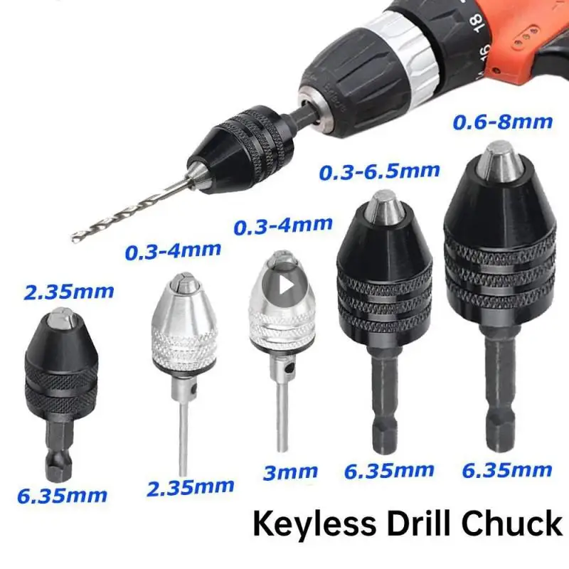 Drill Chuck Keyless Screwdriver Impact Driver Adaptor Electric Micro Motor Clamp Mini Chuck Fixture Hex Shank Drill Bits Adapter
Drill Chuck Keyless Screwdriver Impact Driver Adaptor Electric Micro Motor Clamp Mini Chuck Fixture Hex Shank Drill Bits Adapter