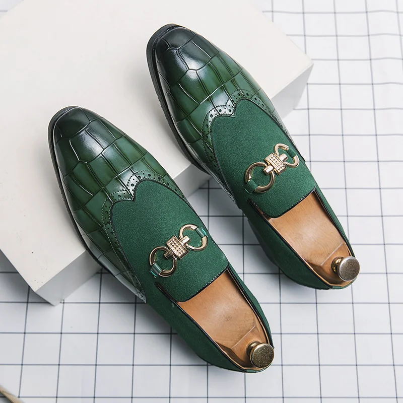 NEW Autumn Classic Men's Dress Shoes Leather Pointed Formal Shoes Man Slip-on Low-heel Wedding Shoes Men zapatos hombre vestir
NEW Autumn Classic Men's Dress Shoes Leather Pointed Formal Shoes Man Slip-on Low-heel Wedding Shoes Men zapatos hombre vestir