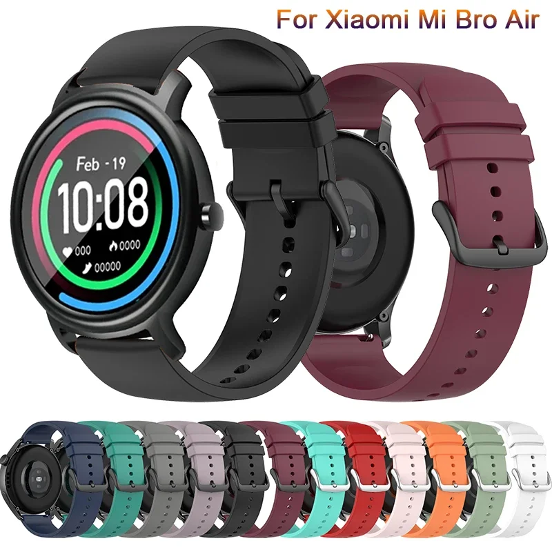 20mm Sport Silicone Watchband for Xiaomi Mibro Air Strap Bracelet Band Smart Watch Replacement Wristband for Mi bro Air correa
20mm Sport Silicone Watchband for Xiaomi Mibro Air Strap Bracelet Band Smart Watch Replacement Wristband for Mi bro Air correa