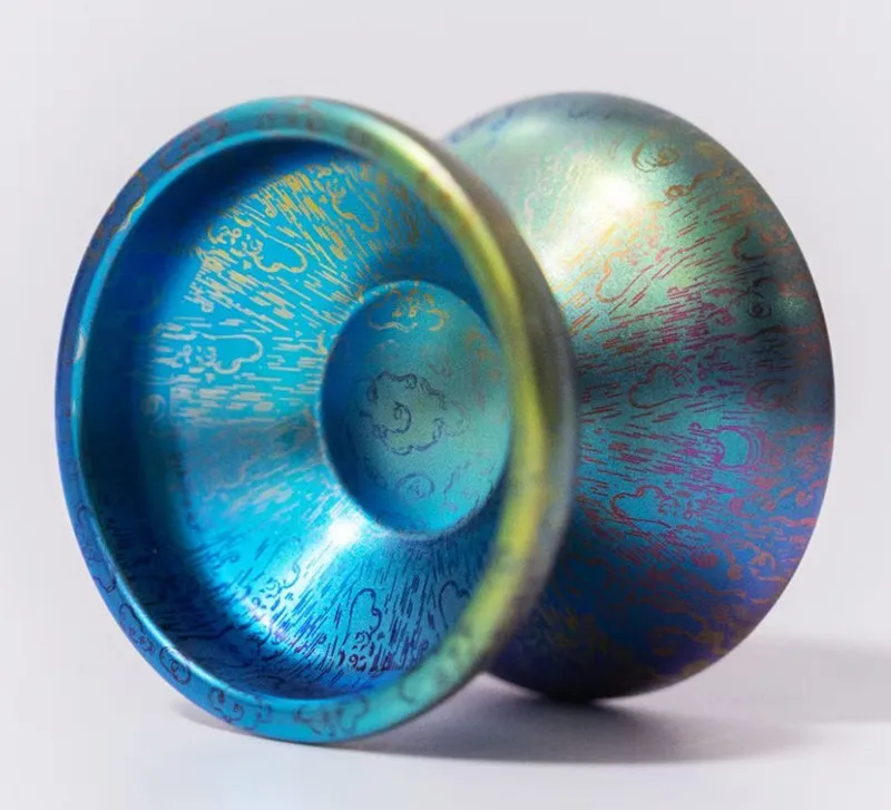 DUALL auspicious clouds yoyoTitanium alloy mist professional yoyo ball metal for advanced competition
DUALL auspicious clouds yoyoTitanium alloy mist professional yoyo ball metal for advanced competition