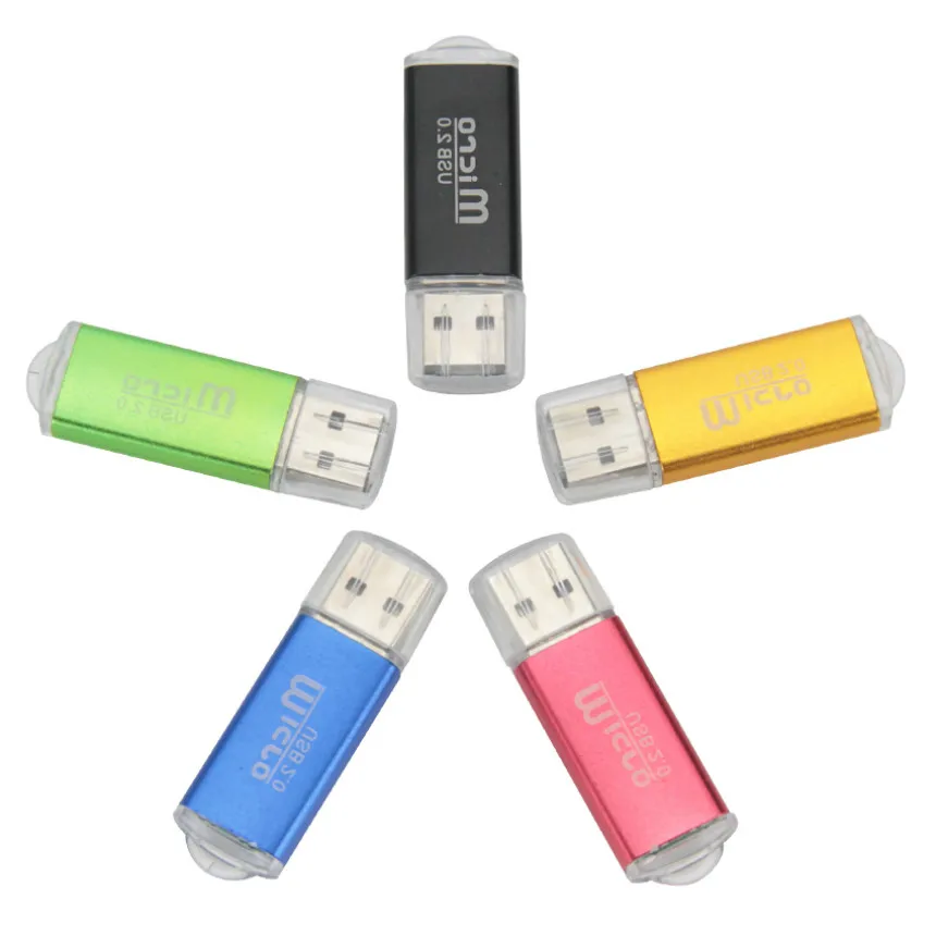 100 шт. Высокоскоростной мини USB 2 0 Micro SD TF кардридер адаптер Plug and Play для планшетного