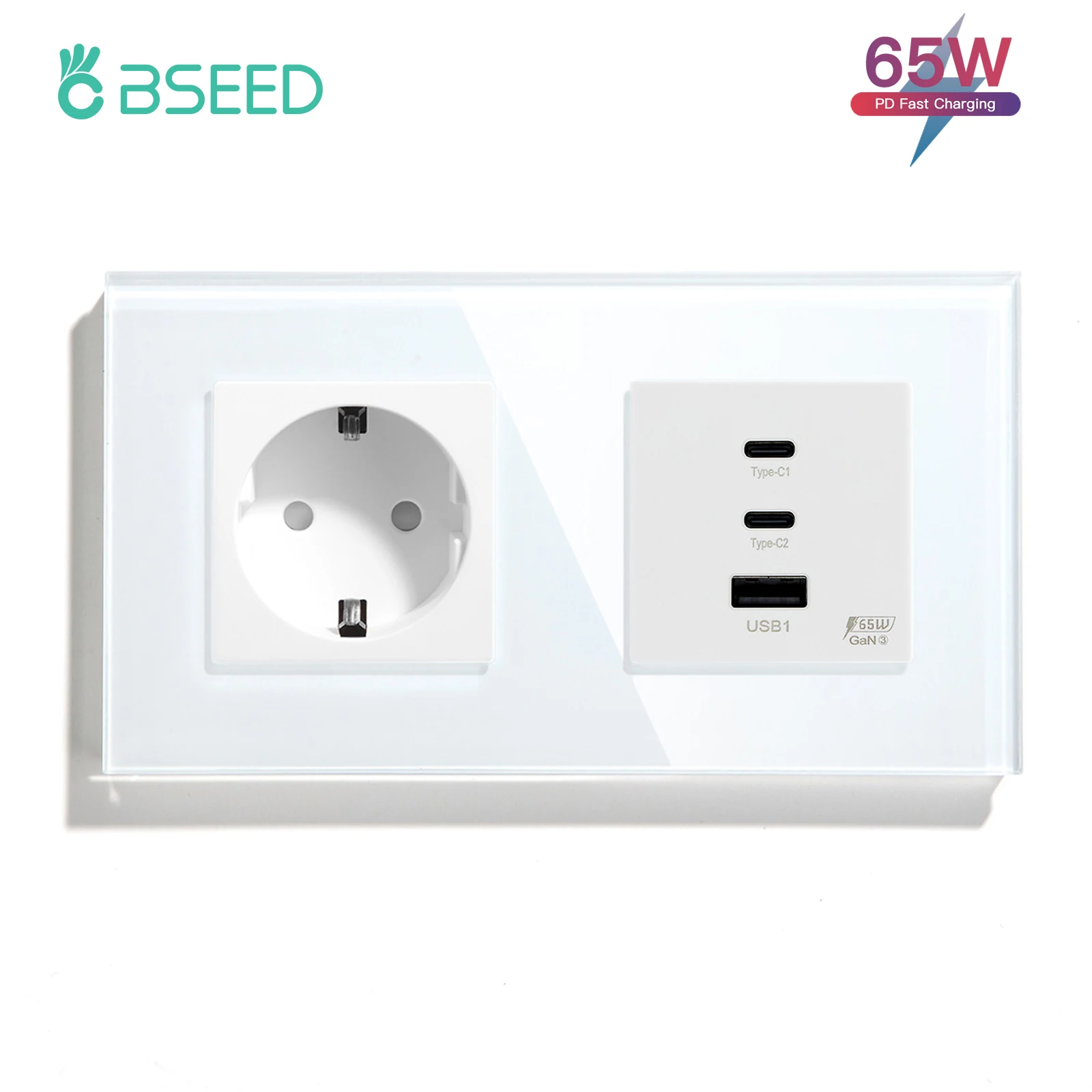 BSEED Сенсорный USB-выключатель с подсветкой 65 Вт
BSEED Сенсорный USB-выключатель с подсветкой 65 Вт