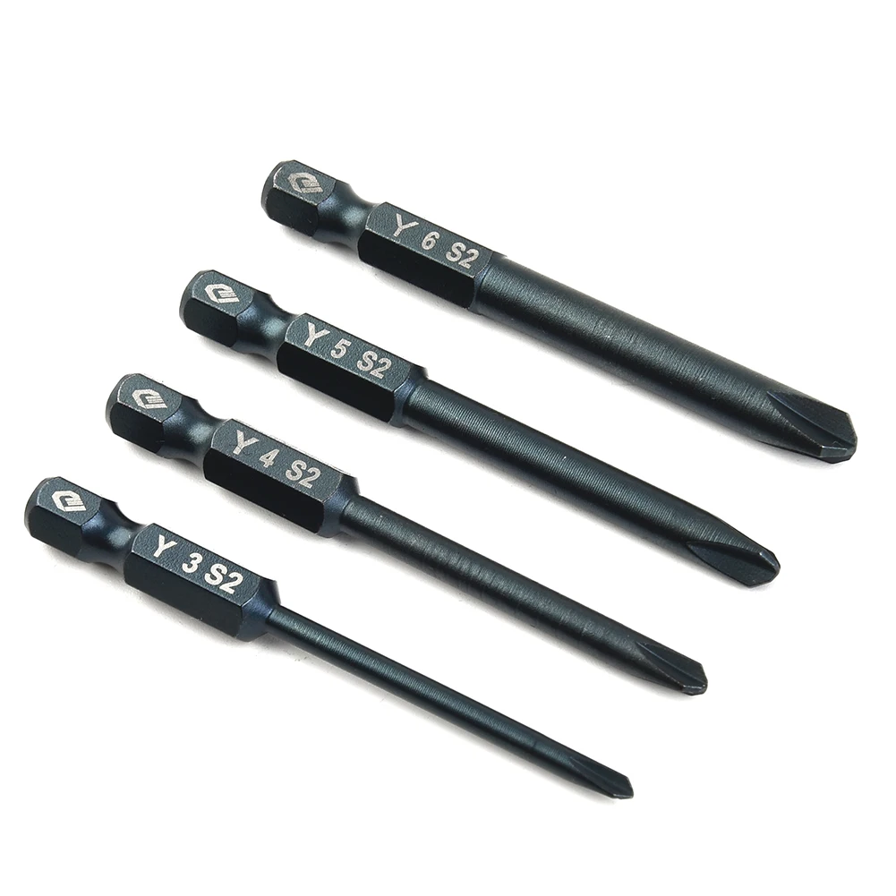 4pcs 65mm 1/4in Hex Shank Tri-wing Electric Screwdriver Bit Magnetic Set Y3 Y4 Y5 Y6 Screwdriver Bits Hand Tools Multi Tool
4pcs 65mm 1/4in Hex Shank Tri-wing Electric Screwdriver Bit Magnetic Set Y3 Y4 Y5 Y6 Screwdriver Bits Hand Tools Multi Tool