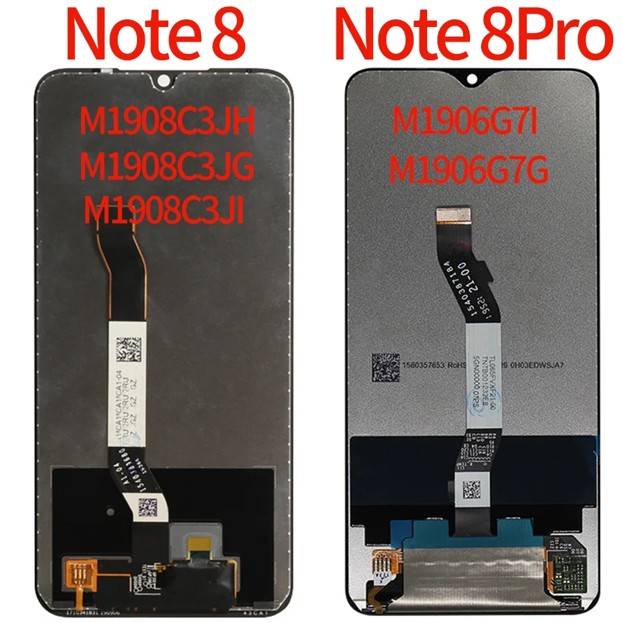 Оптовая продажа 5/10 шт./партия оригинальный ЖК-дисплей для Xiaomi Redmi Note 8 /Note Pro Note8 с