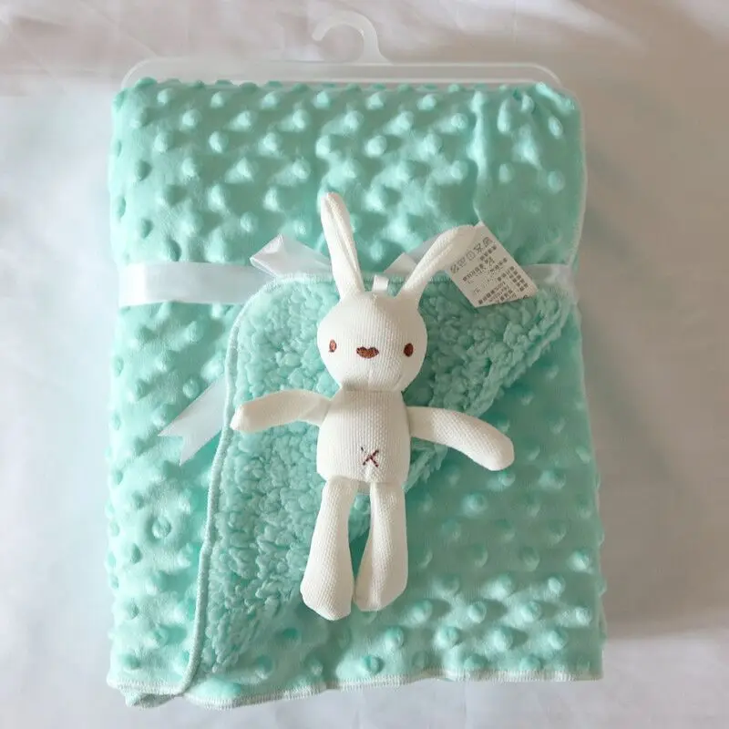 Baby Blanket Brand Thick Double Layer Coral Fleece Infant Bebe Swaddle Envelope Stroller Wrap Newborn Babies Bedding Quilts
Baby Blanket Brand Thick Double Layer Coral Fleece Infant Bebe Swaddle Envelope Stroller Wrap Newborn Babies Bedding Quilts