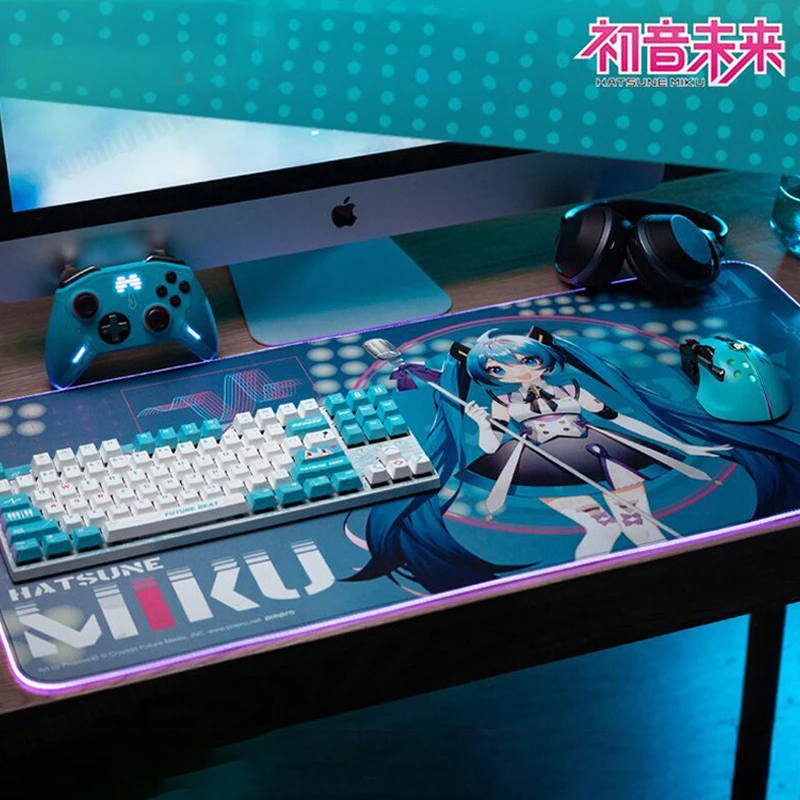 Genuine Hatsune Miku Anime Peripheral Multifunctional Mouse Keyboard Glow Mouse Pad Game Handle Role Figure Cosplay Cute Gift
Genuine Hatsune Miku Anime Peripheral Multifunctional Mouse Keyboard Glow Mouse Pad Game Handle Role Figure Cosplay Cute Gift