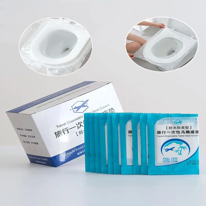 30pcs/bag Disposable Toilet Seat Cover Portable Water Proof Safety Mat Toilet Seat Cushion For Travel Camp Bathroom Accessiories
30pcs/bag Disposable Toilet Seat Cover Portable Water Proof Safety Mat Toilet Seat Cushion For Travel Camp Bathroom Accessiories