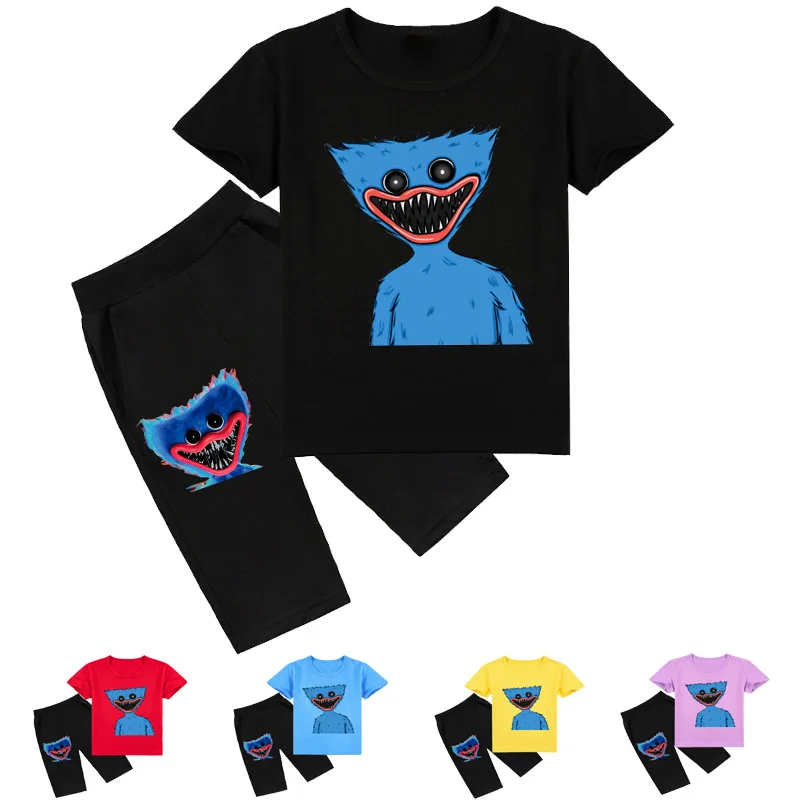 Children's Clothing Sets Kids Poppy Platime Costume Clothes Baby Girls Short Sleeve T-shirt + Shorts 2pcs Set Boys Summer Outfit
Children's Clothing Sets Kids Poppy Platime Costume Clothes Baby Girls Short Sleeve T-shirt + Shorts 2pcs Set Boys Summer Outfit