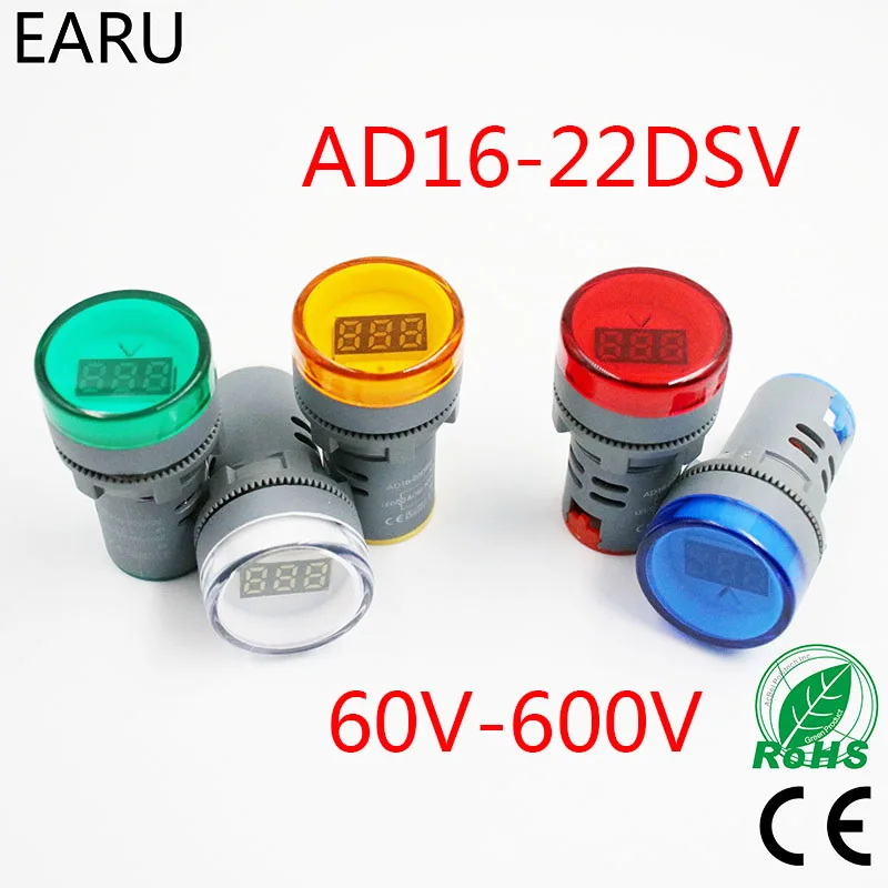 22MM Digital LED AC Voltmeter Ampermeter Ammeter 60-500V 0-100A Voltage Current Ampere Meter Gauge Tester Indicator Lamp Pilot
22MM Digital LED AC Voltmeter Ampermeter Ammeter 60-500V 0-100A Voltage Current Ampere Meter Gauge Tester Indicator Lamp Pilot