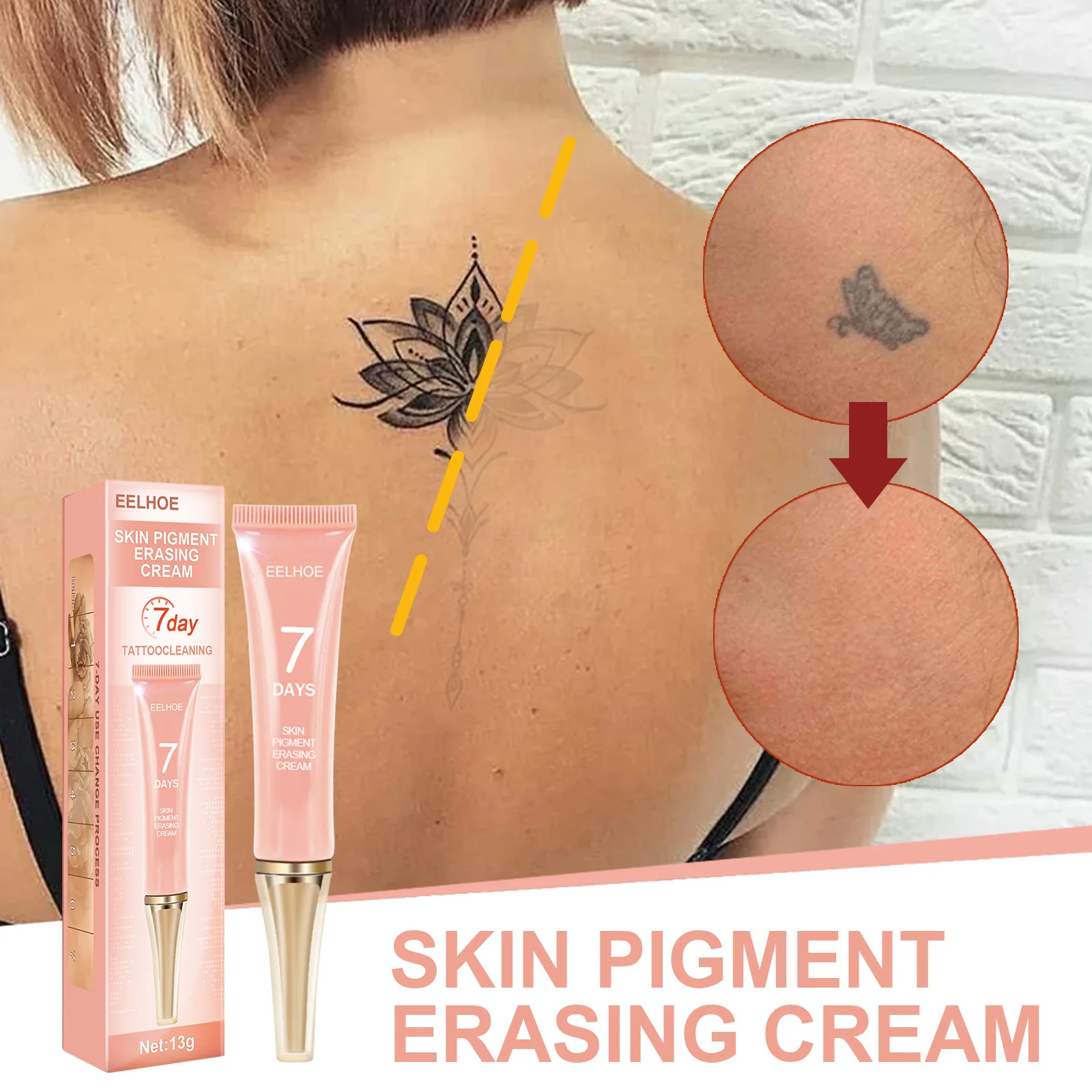 Permanent Tattoo Removal Cream Moisturize Whitening Skin Tattoos Remover Gel No Pain Removal Maximum Strength Body Tattoo Clean
Permanent Tattoo Removal Cream Moisturize Whitening Skin Tattoos Remover Gel No Pain Removal Maximum Strength Body Tattoo Clean