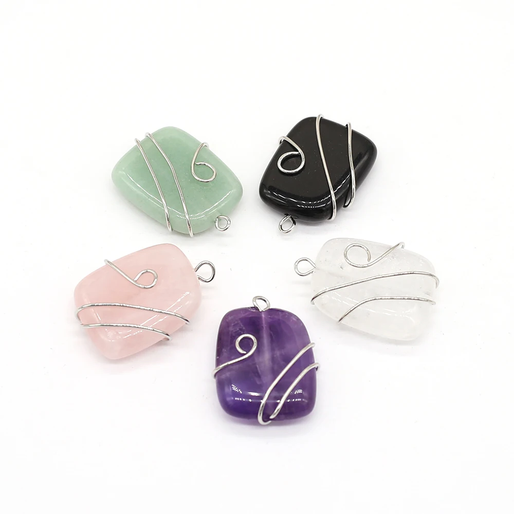 Charms Natural Green Aventurines Pendant Natural Amethyst Pendant Irregural for Making DIY Necklace Bracelet Accessories 20x28mm
Charms Natural Green Aventurines Pendant Natural Amethyst Pendant Irregural for Making DIY Necklace Bracelet Accessories 20x28mm