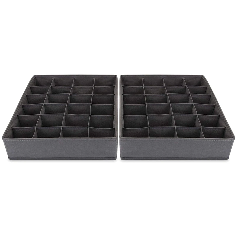 Clothes Drawer Organisers Divider -Foldable Wardrobe Organiser with 24 Cells-Fabric Drawer Divider for Underwear Storage
Clothes Drawer Organisers Divider -Foldable Wardrobe Organiser with 24 Cells-Fabric Drawer Divider for Underwear Storage