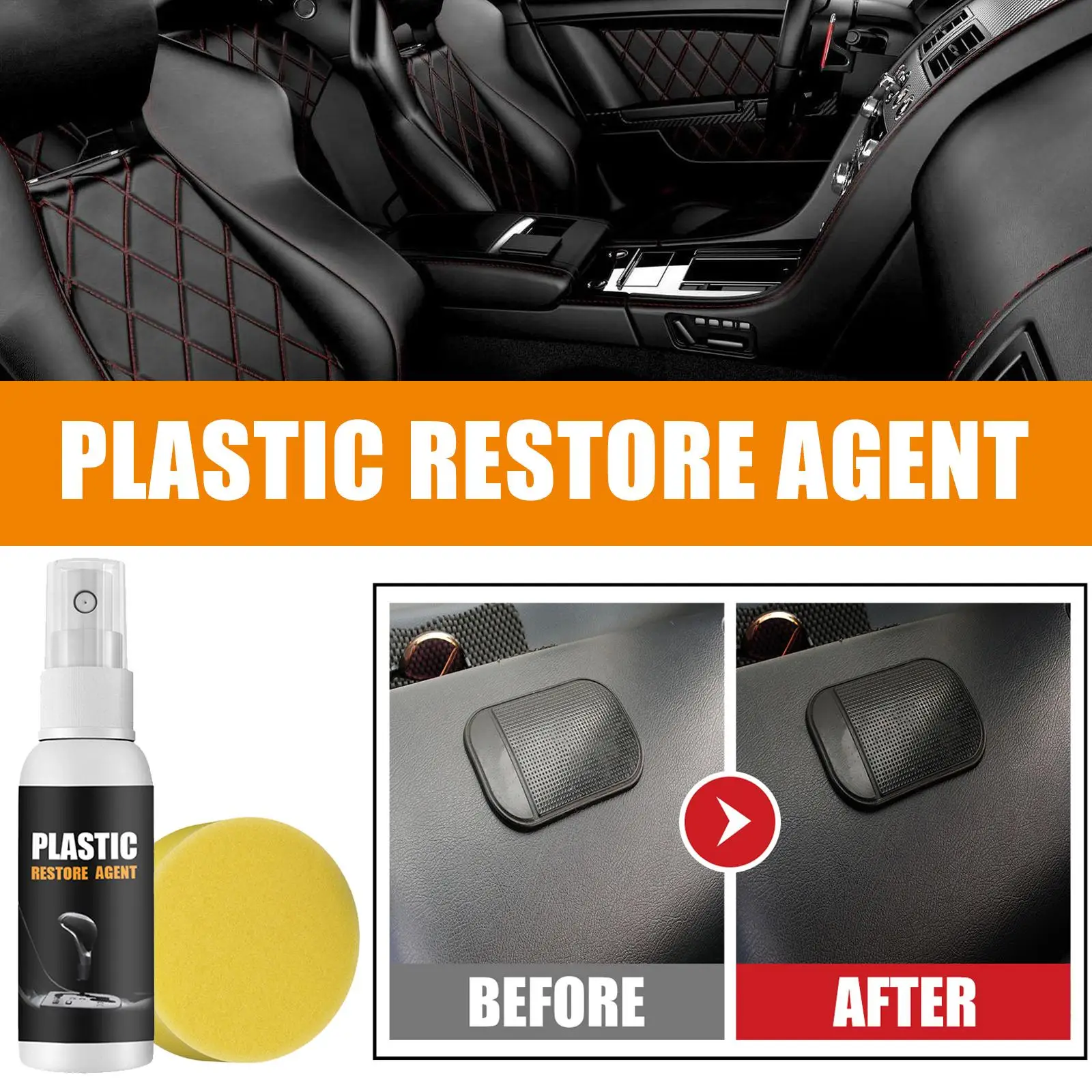 Multi Functional Car Restorer Agent, Repair Agent Reconditioning Decal Agent for Leather
Multi Functional Car Restorer Agent, Repair Agent Reconditioning Decal Agent for Leather