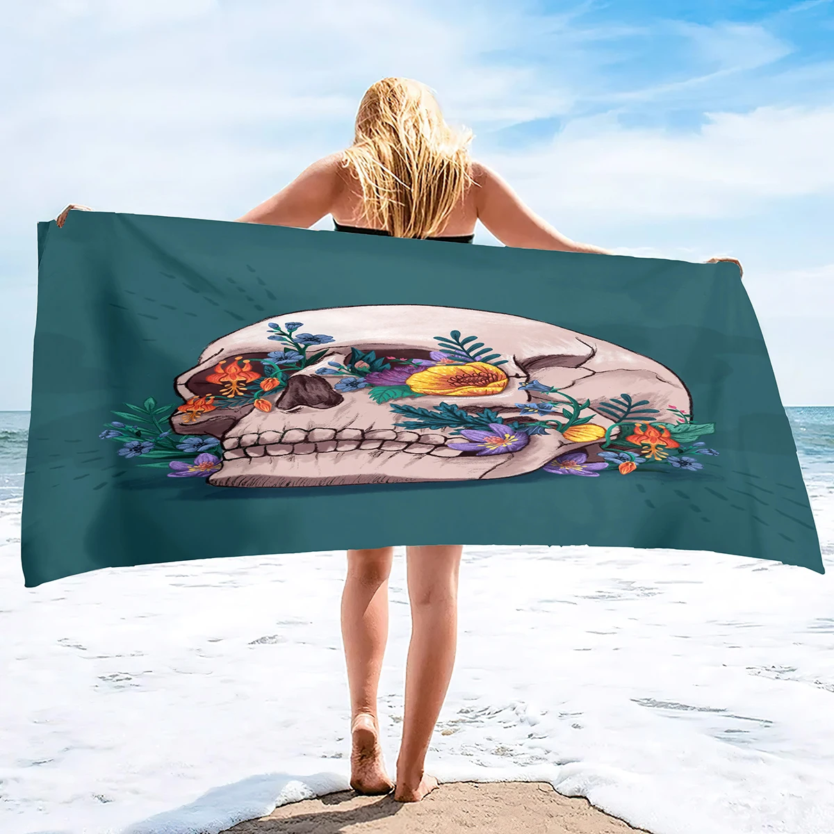 Skull Beach Towel Microfiber Beach Towel for Gym Travel Fitness Spa Towel Women Girl Flower Rose Skull Large Beach Towels
Skull Beach Towel Microfiber Beach Towel for Gym Travel Fitness Spa Towel Women Girl Flower Rose Skull Large Beach Towels