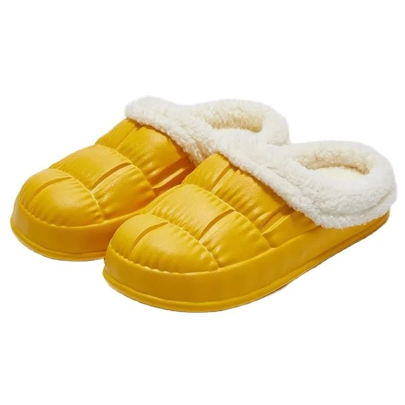 Autumn Women Cotton Slippers Man Winter Warm Home Shoes Fluffy Plush Lined Cloud Slippers Plus Fleece Water Proof Unisex Couple
Autumn Women Cotton Slippers Man Winter Warm Home Shoes Fluffy Plush Lined Cloud Slippers Plus Fleece Water Proof Unisex Couple